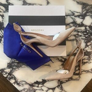 Azuazzura “Bow Tie” Deneuve Pump - Nude - 39.5